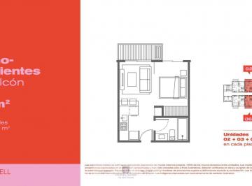 Departamento · 30m² · Departamento en Brickell Joven