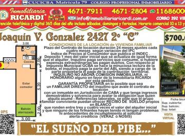 Departamento · 34m² · 1 Ambiente · Solo Admite Piropos 1 Amb a Estrenar Edif Premium + Balcón