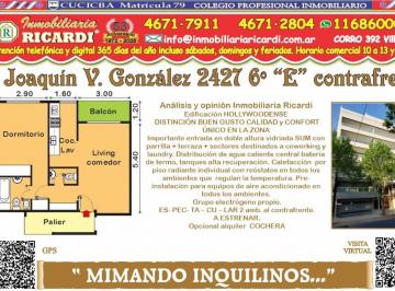Departamento · 48m² · 2 Ambientes · Mimando Inquilinos 2 Amb a Estrenar Edif Premium + Balcón