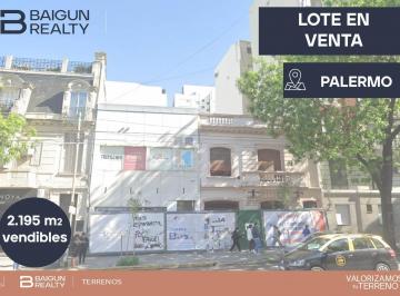 Terreno · 355m² · Terreno en Venta en Palermo, 2195 m² Vendibles