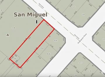 Terreno · 734m² · Lote con Casa en Venta en La Mejor Zona de San Miguel