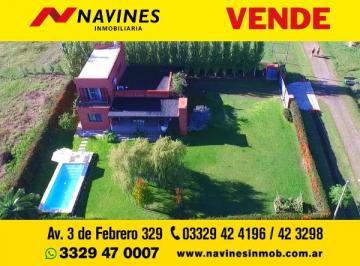 Quinta vacacional de 3 ambientes, San Pedro · Quinta con 3 Dorm. en Venta, 1100 m² en San Pedro