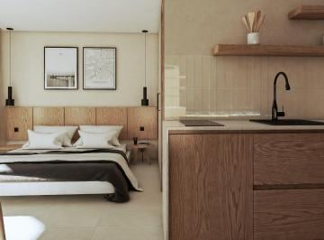 Departamento · 26m² · 1 Ambiente · Venta de Depto en Pozo 1 Amb Desarrollo Ideal Para Renta - Zona Guemes