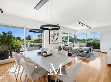 Departamento · 172m² · 4 Ambientes · 1 Cochera · Quartier Libertador/ Espectacular 4 Amb. C/balcon Aterrazado, Vista a Verde. Full Amenities Cochera