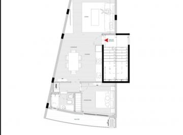 Departamento · 62m² · 2 Ambientes · 1 Cochera · Venta Departamento en Pozo de 1 Dormitorio