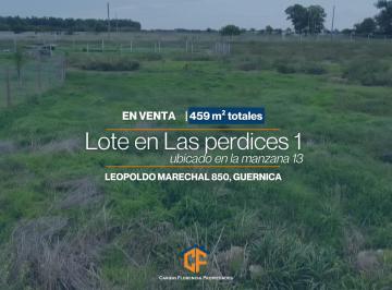 Terreno , Presidente Perón · Oportunidad Unica de Lote a La Venta en Las Perdices 1 Ideal Vivienda o Inversión