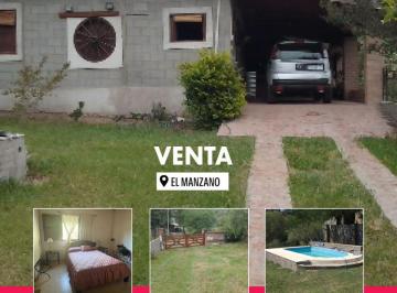 Casa de 3 ambientes, El Manzano · Casa de Dos Dorm., con 600 m² de Terreno, en El Manazano