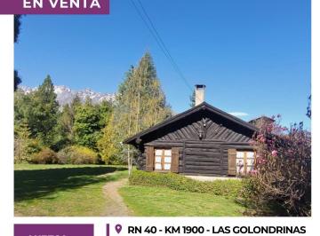 Casa · 160m² · 3 Ambientes · 4 Cocheras · Venta - Fracción de 1 Ha con Cabaña y Galpón - Las Golondrinas, Lago Puelo.