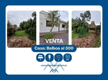 Casa · 400m² · 4 Ambientes · 1 Cochera · Casa 10x40 de 3 Habitaciones en Balboa Al 300, Pergamino, Buenos Aires