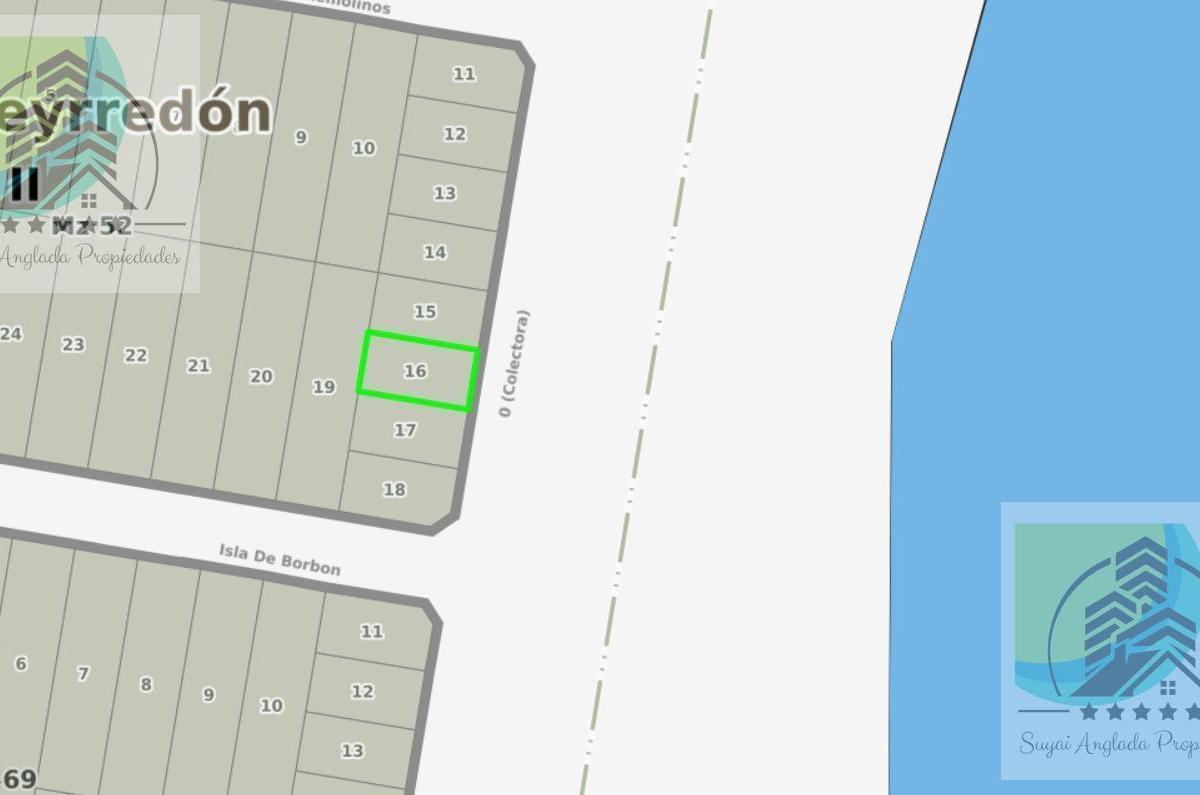 Lote de 237 m² frente al mar en barrio Félix U. Camet