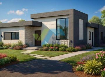 Casa · 136m² · 4 Ambientes · 1 Cochera · Casa Moderna en Una Planta con Pileta - Pilar del Este