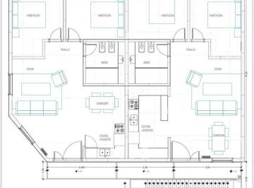 Departamento · 65m² · 3 Ambientes · Departamento en Venta - Chacra 28