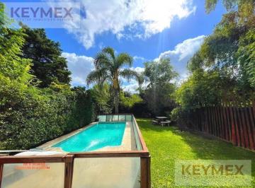 Quinta vacacional · 150m² · 4 Ambientes · 1 Cochera · Quinta Casa Venta en Barrio Parque Leloir 3 Dorm. Galería Parrilla Pileta Jardín