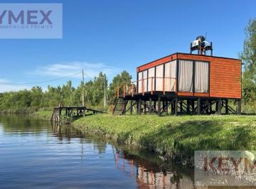 Casa · 34m² · 2 Ambientes · Casa en Alquiler Delta Tigre Kayak Pesca Descanso Doble Costa Playa Muelle Deck Amoblada Turismo