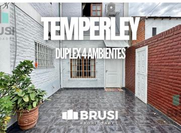 PH · 94m² · 4 Ambientes · 1 Cochera · PH en Venta en Temperley - 4 Ambientes con Cochera