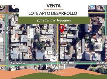 Terreno · 435m² · Venta Lote Apto Desarrollo | 435 m² | Zona Centro | Neuquén