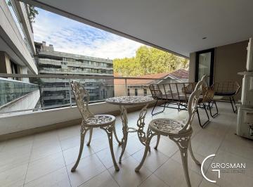 Departamento · 105m² · 3 Ambientes · 1 Cochera · Alquiler Departamento 3 Ambientes C/ Cochera Balcon Aterrazado en Live Hotel, Palermo Hollywood!
