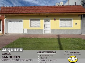 RUS-RUS-11093_2 · Alquiler Casa 3 Ambientes - San Justo