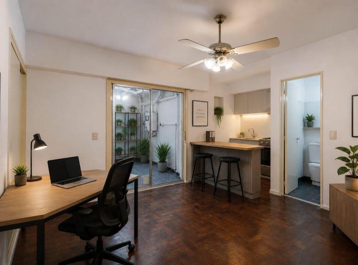 Venta - Monoambiente - Patio - Apto Profesional - Apto Crédito - Almagro