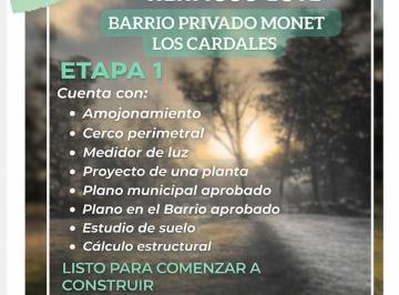 Terreno , Campana · Lote 1.075 m² · Listo Para Construir Hoy · Monet Barrio Privado · Luz · Planos ·