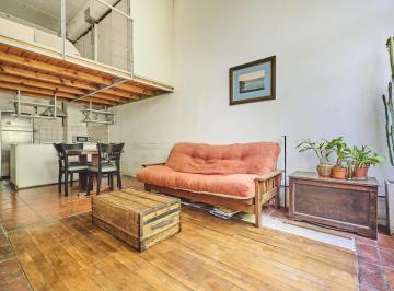 Living Comedor · Venta Departamento 2 Ambientes Tipo Loft en Parque Patricios