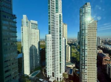 Departamento · 124m² · 3 Ambientes · 2 Cocheras · Alquiler Impecable Le Parc Puerto Madero, Torre Parque, Piso 32 02 con Dos Cocheras