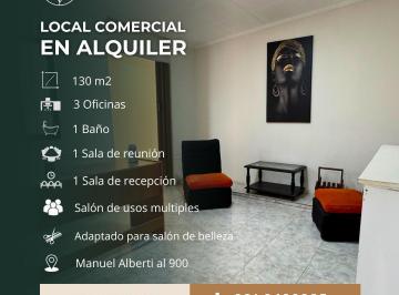 Local comercial · 130m² · 6 Ambientes · Local Comercial en Alquiler - Manuel Alberti 900