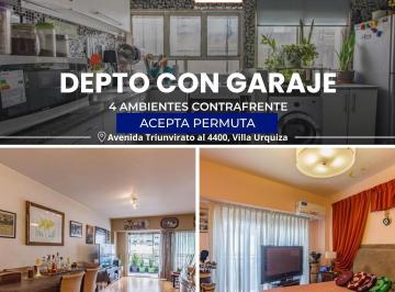Departamento · 93m² · 4 Ambientes · 1 Cochera · Departamento en Villa Urquiza