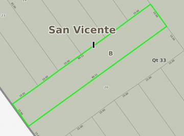 Terreno · 1352m² · Terreno en Venta - 1.352 m² - San Vicente