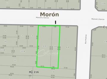 Terreno · 915m² · Terreno en Moron, a 4 Cuadras de Av Rivadavia