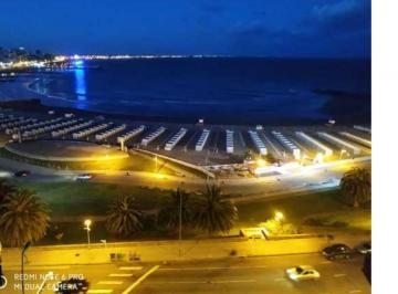 Departamento de 1 ambiente, Mar del Plata · Departamento Amoblado y Equipado con Vista Al Mar y Cochera