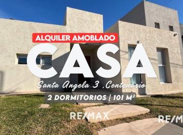 Casa · 101m² · 3 Ambientes · 2 Cocheras · Alquiler Casa 2 Dorm, Amoblada con Pileta