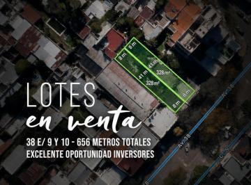 Terreno · 328m² · Lotes en Venta – Calle 38 Entre 9 y 10, La Plata