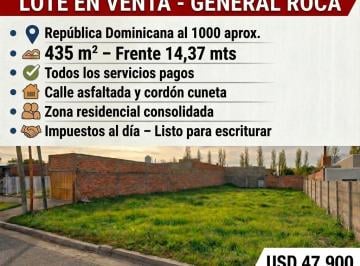 Terreno , General Roca · Oportunidad! Terreno en Las Viñitas - Gral. Roca