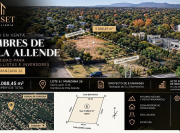 Terreno · 5088m² · Venta Terreno en Cumbres del Golf | Proyecto Aprobado de 8 Unidades