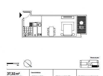 Departamento · 29m² · 1 Ambiente · Departamento en Palermo