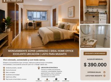 Departamento de 1 ambiente, Barrio Norte · Alquila Monoambiente