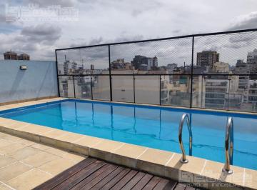 Departamento · 31m² · 1 Ambiente · Alquiler Monoambiente, 3° Piso, Contrafrente con Balcón, Amenities. Pileta. Alberdi 1500, Caballito.