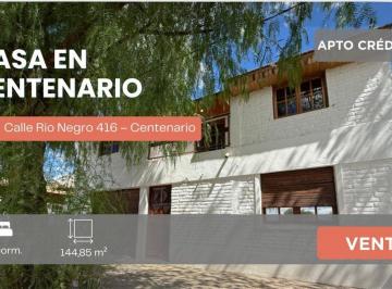 Casa · 145m² · 7 Ambientes · 2 Cocheras · Venta Casa Calle Rio Negro 416 Centenario