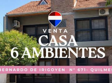 Casa · 249m² · 6 Ambientes · 1 Cochera · Venta Casa 6 Ambientes Jardin Cochera Quilmes