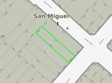 Terreno · 374m² · Venta Lote 374 m² Ideal Inversor San Miguel