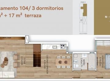 Casa · 101m² · 4 Ambientes · Venta Casa 3 Dorm, Terraza, Parrilla, Jacinto Vera