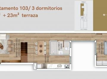Casa · 99m² · 4 Ambientes · Venta Casa 3 Dorm, Terraza, Parrilla, Jacinto Vera