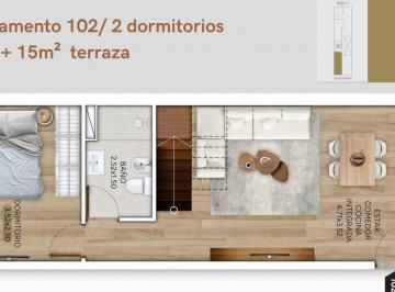 Casa · 66m² · 3 Ambientes · Venta Casa 2 Dorm, Terraza, Parrilla, Jacinto Vera