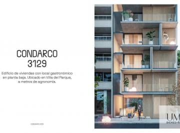 Departamento · 38m² · 1 Ambiente · Venta Departamento 1 Ambiente en Villa del Parque - en Construción