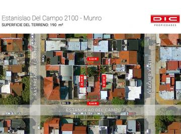 Terreno · 129m² · 4 Ambientes · Terreno Venta - Munro