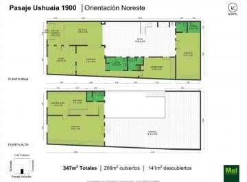 Oficina comercial · 206m² · 5 Ambientes · 1 Cochera · Oficina Comercial en Venta Sobre Terreno Propio