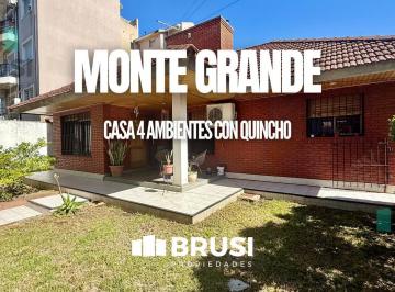 Casa · 465m² · 7 Ambientes · 6 Cocheras · Casa en Venta en Monte Grande - Doble Lote - Inversores - Oportunidad