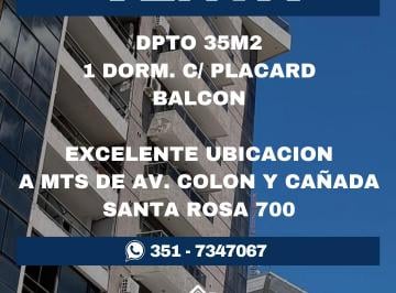 Departamento de 3 ambientes, Córdoba · Dpto en Venta B° Centro 1 Dorm. C/balcon a m de Cañada