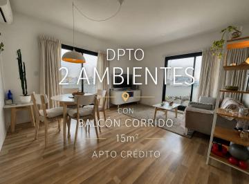 Departamento · 43m² · 2 Ambientes · Venta 2 Ambientes Frente Villa Ortuzar Balcon